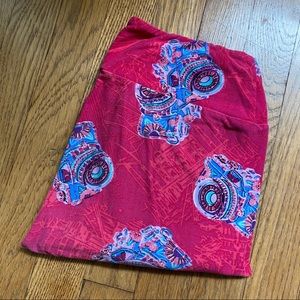 Camera leggings pink Lularoe size OS